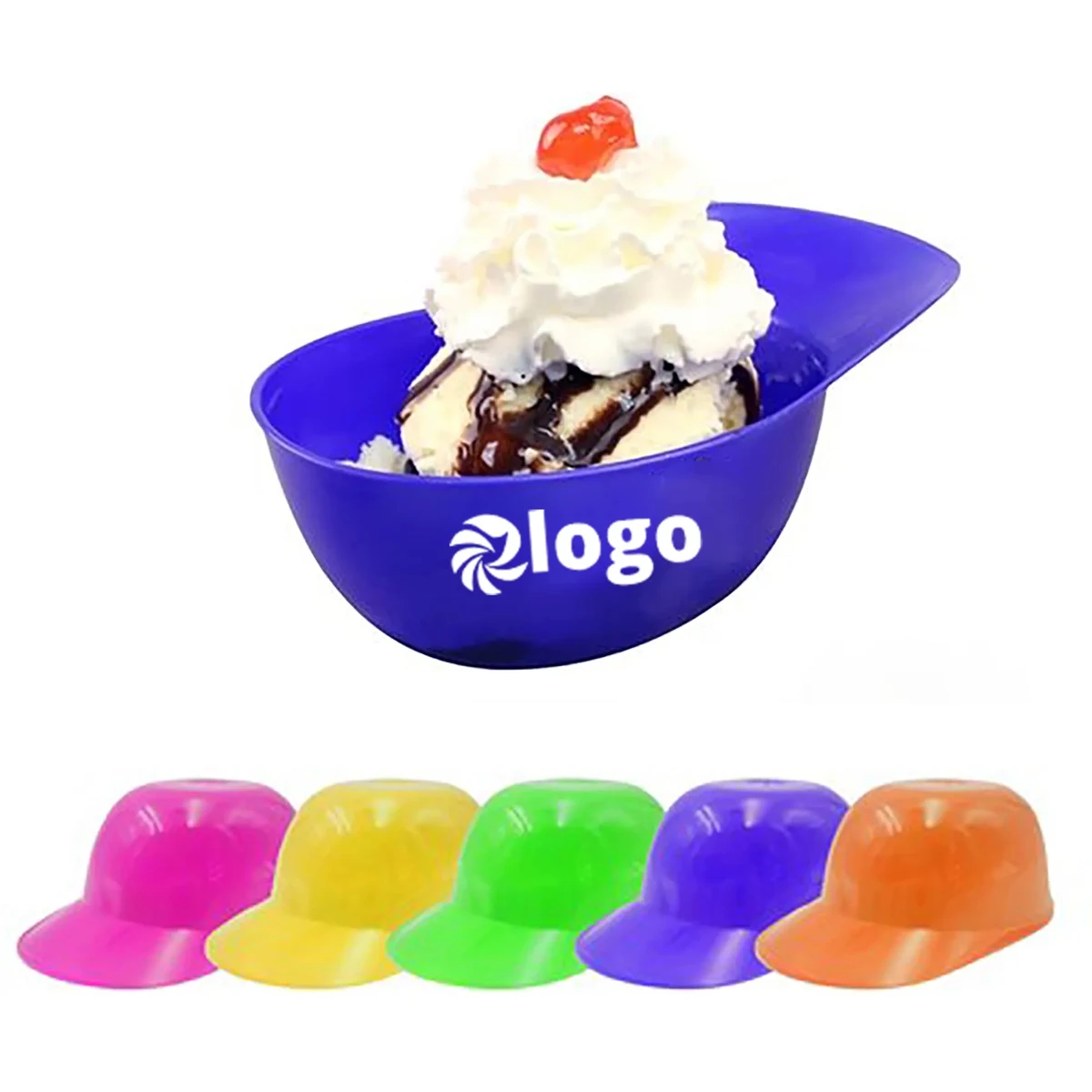 Baseball Helmet Ice Cream Bowls 1
