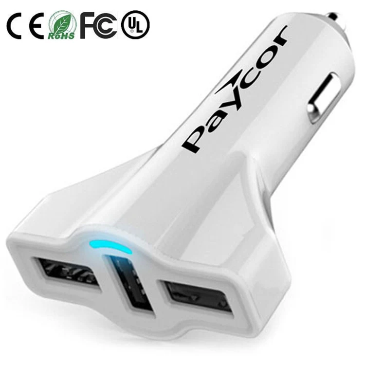 TriCharge 3-Port Turbo USB Car Charger 1