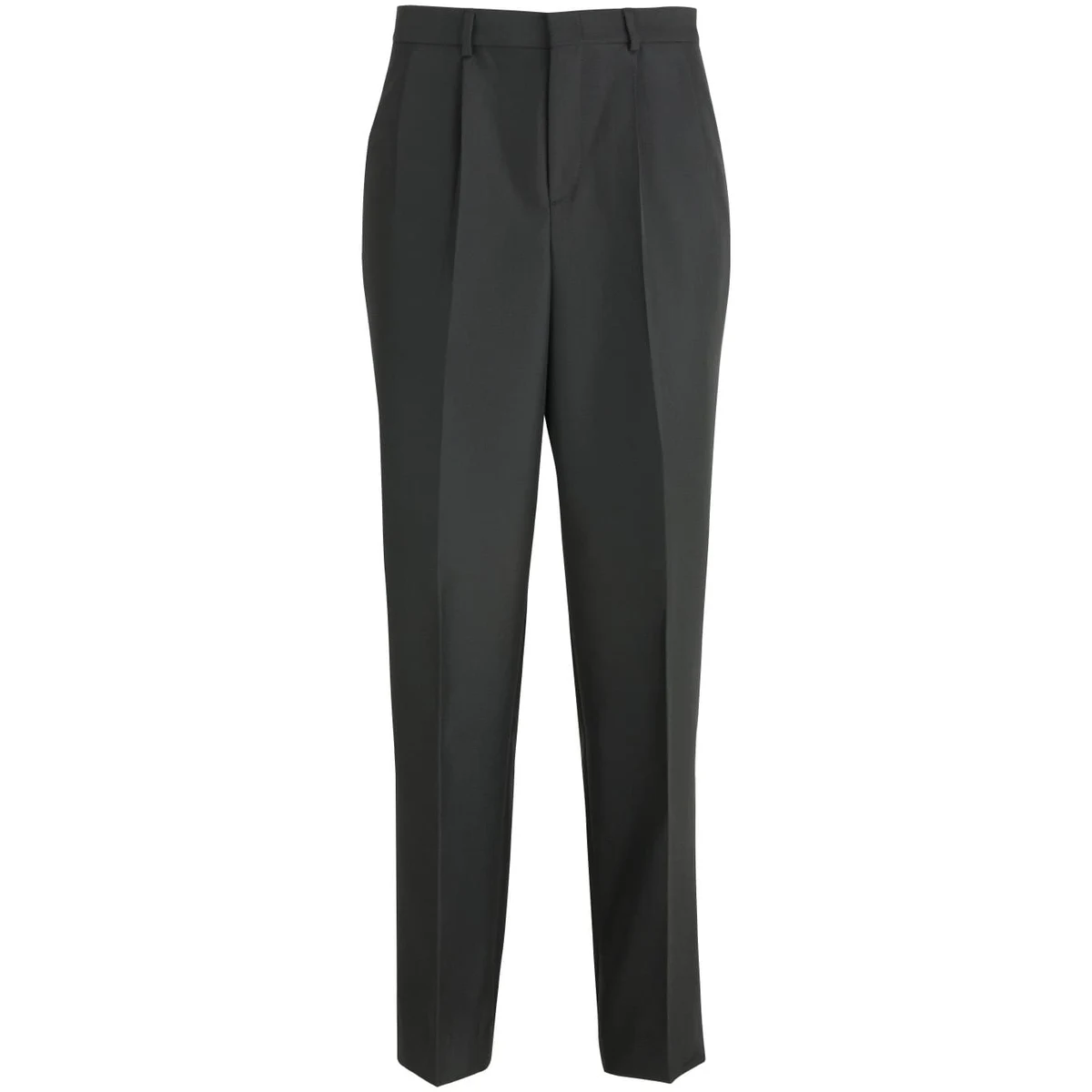 Mens Pleated Front Poly/Wool Pant 1