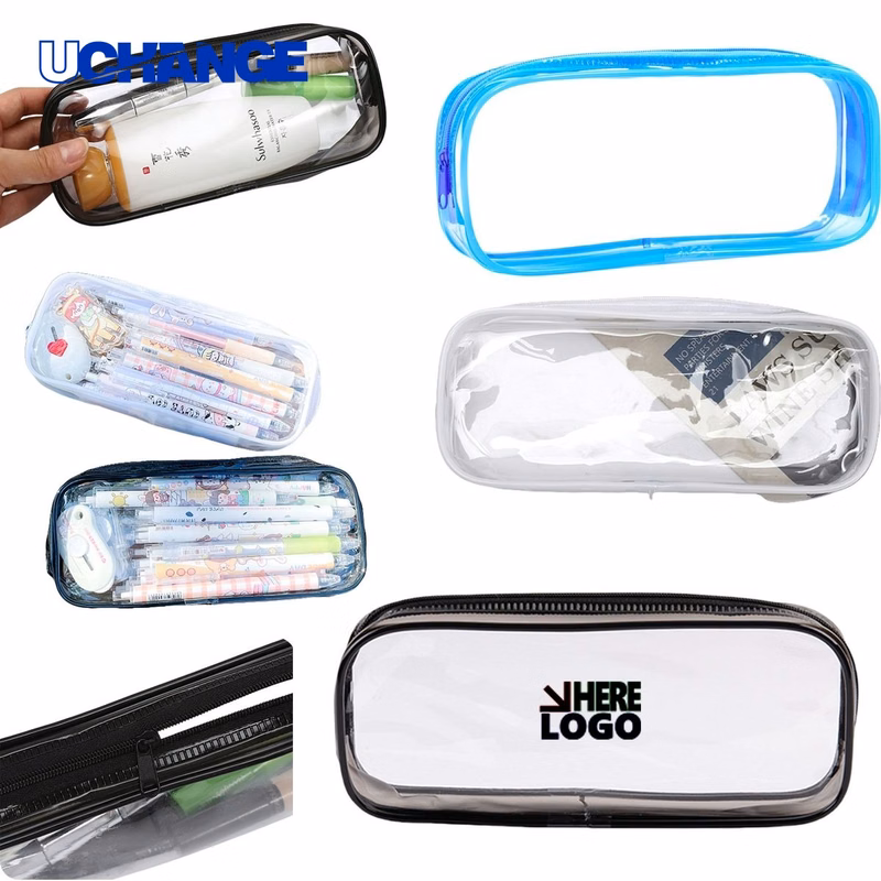 Transparent Zipper Pencil Case