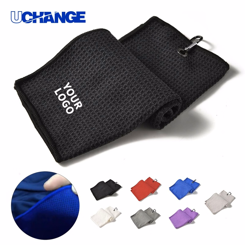Microfiber Sports Towel with Carabiner