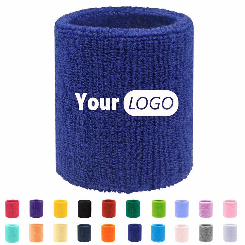 Polyester Sweat Absorbent Sports Wrist Band