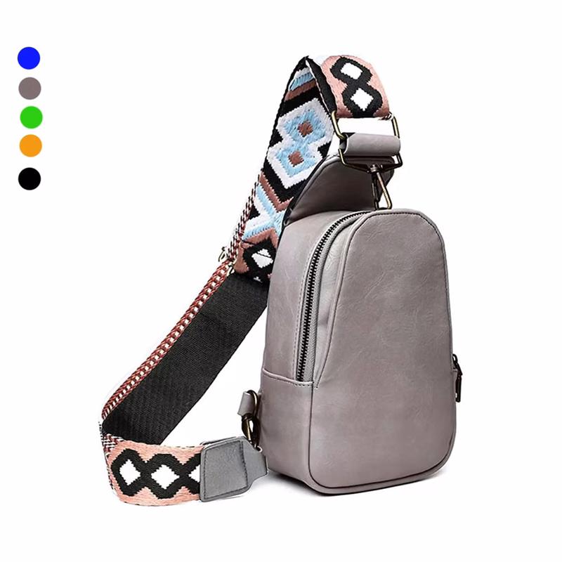 PU Leather Sling Belt Bag