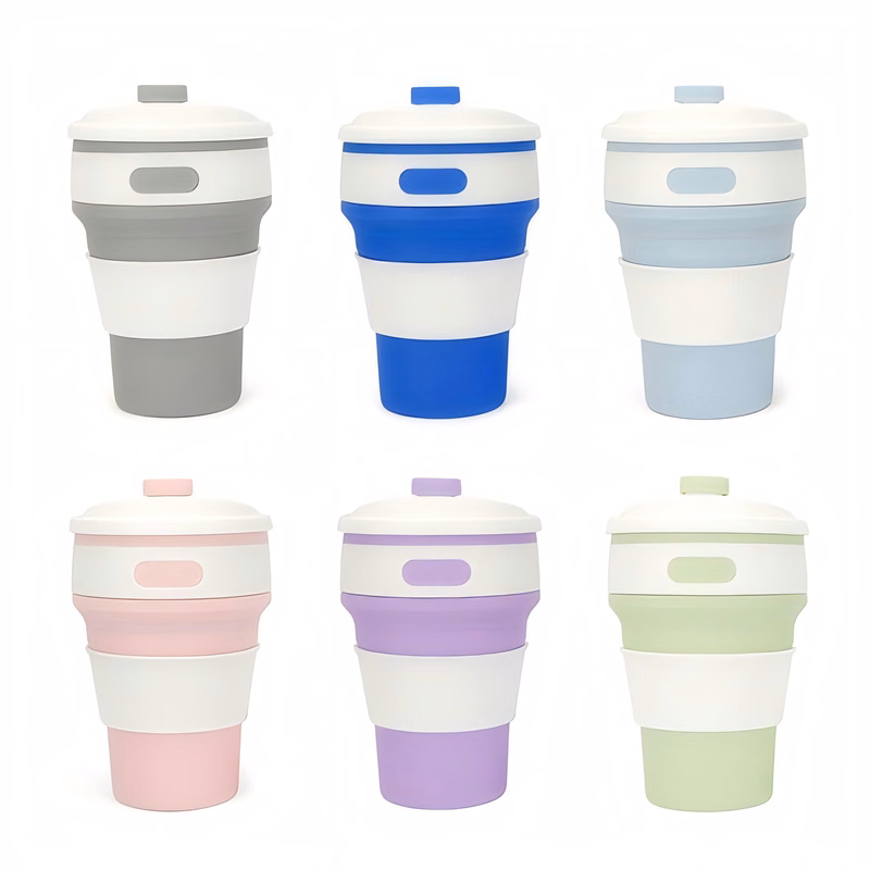 Collapsible Silicone Tumbler (12oz)
