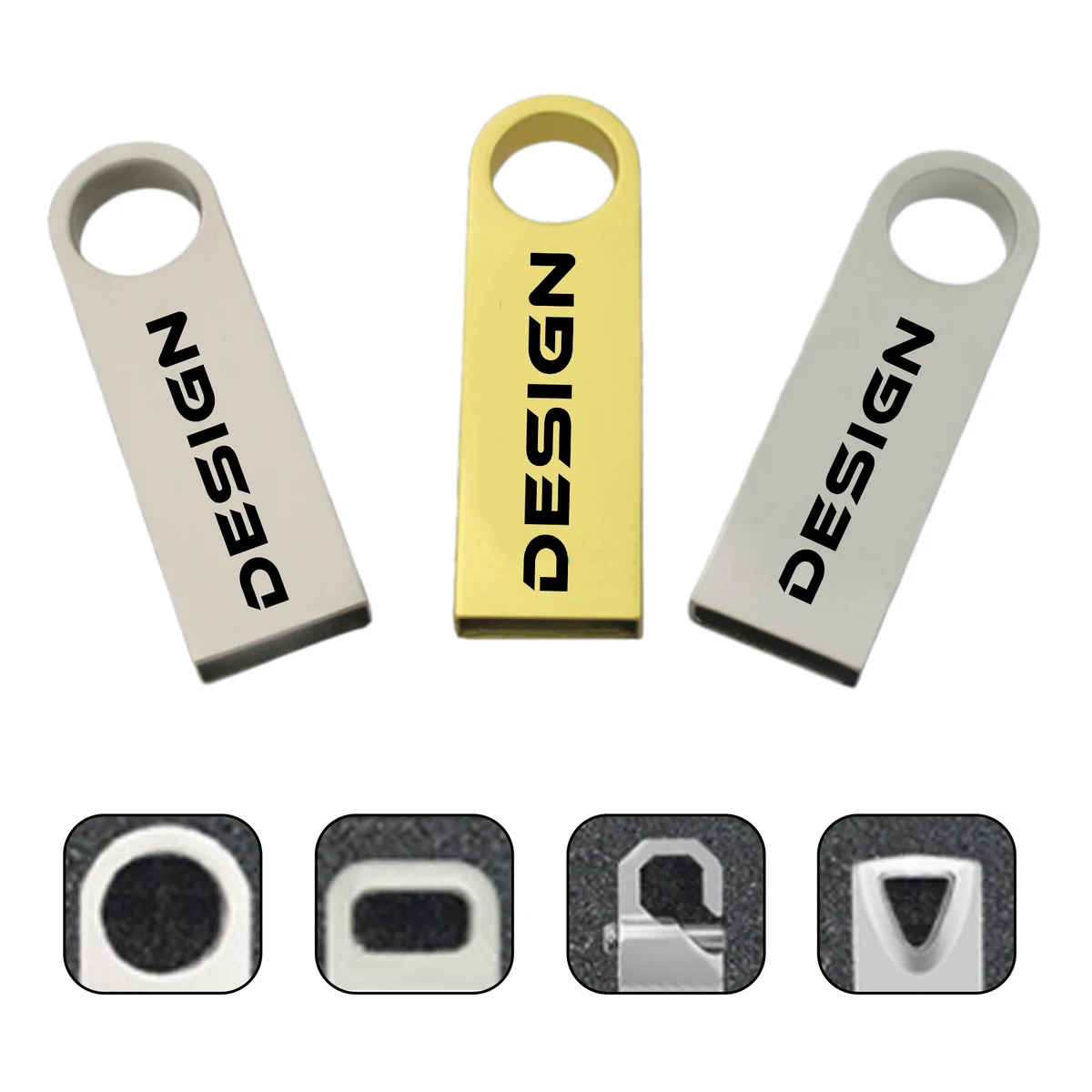 Metal Usb Flash Drive 1GB 1