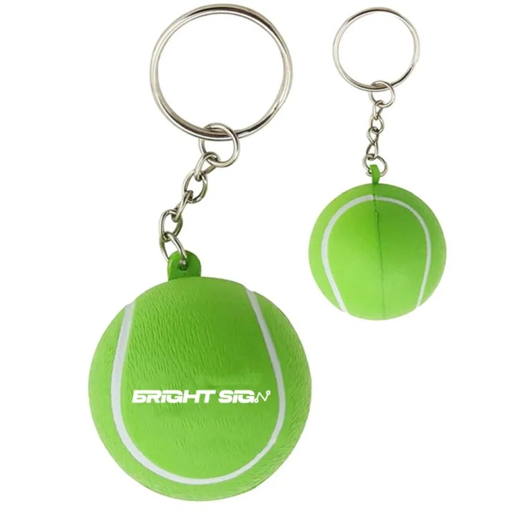 Mini Foam Sports Ball Keychain (Baseball, Tennis & Volleyball) 1