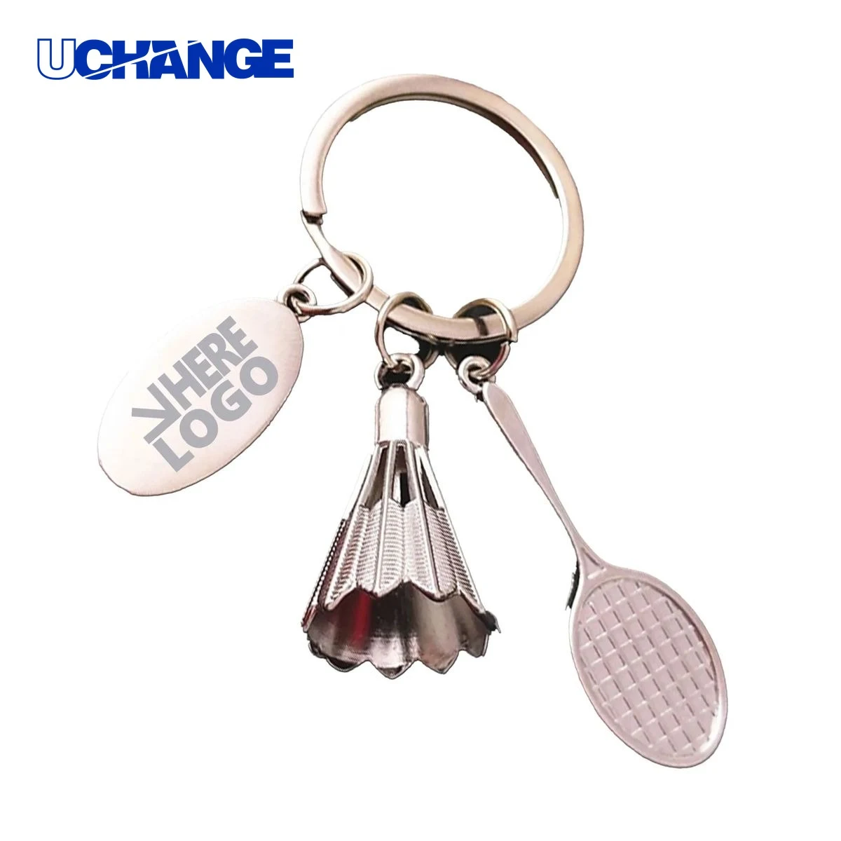 3D Badminton Sports Keychain 1