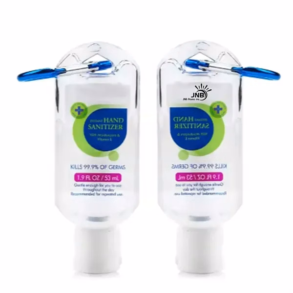 Compact and Convenient 1.7oz Carabiner Hook Hand Sanitizer