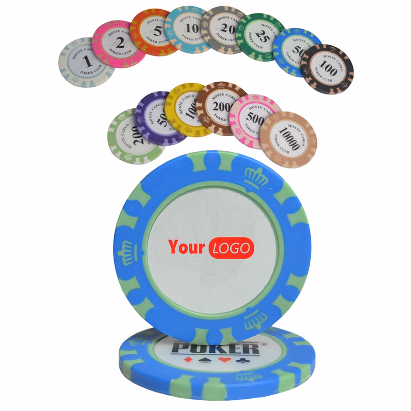 Custom Clay Poker Chips with Full Color Print