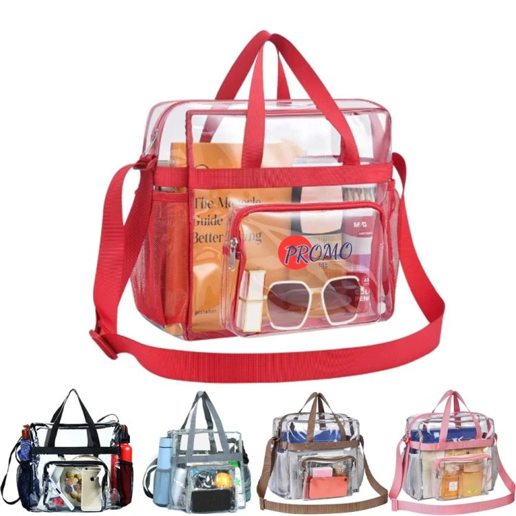 Clear Tote Bag for Stadiums Customizable Logo 1