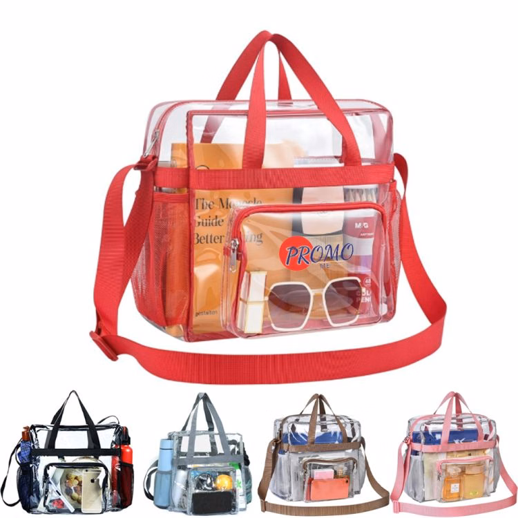 Clear Tote Bag for Stadiums Customizable Logo