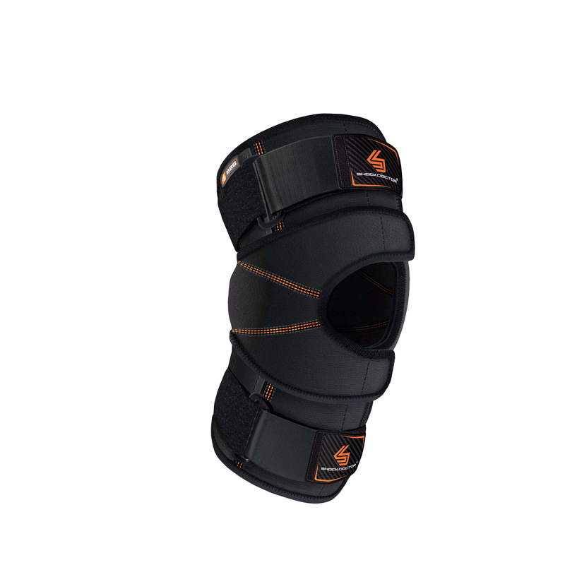 Versatile Knee Wrap w/ Hinge + Straps Blk