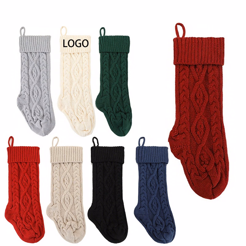 18 Inches Knitted Christmas Gift Stockings