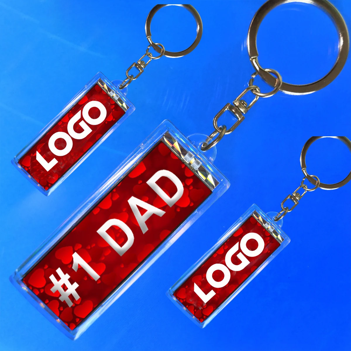Solar LCD Key Chains 1