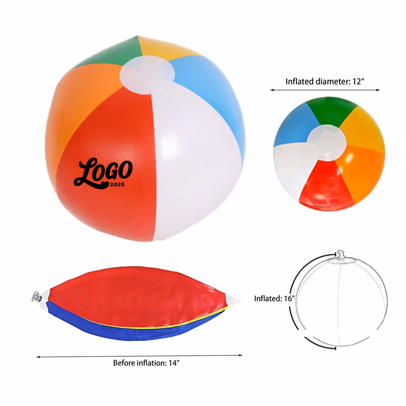 12 Inch Summer Beach Inflatable Ball