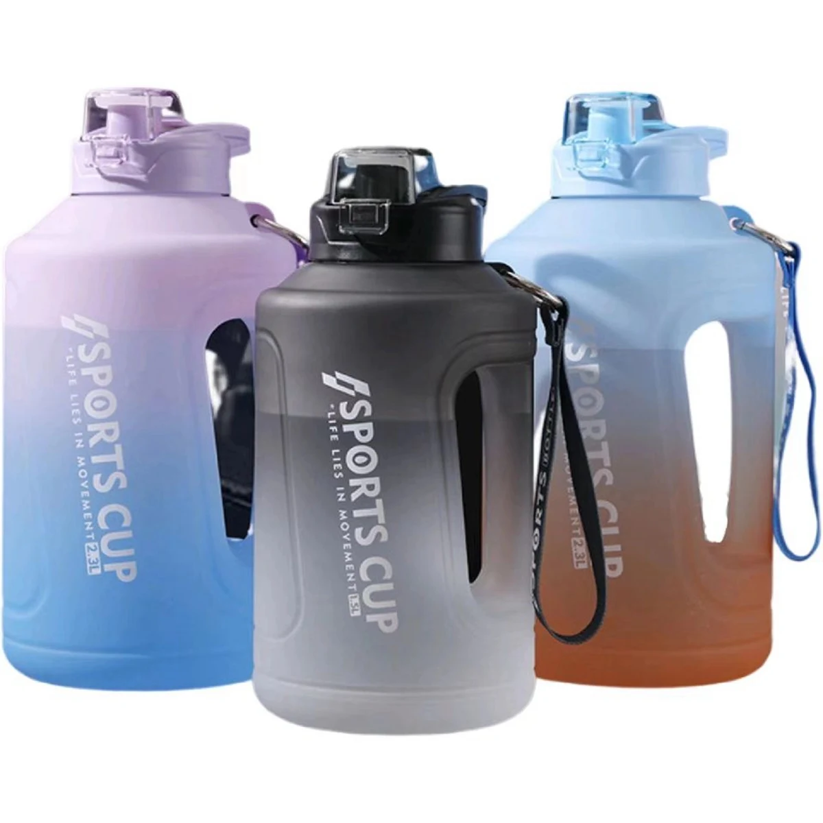 Large Capacity Sport Plastic Water Bottle 1