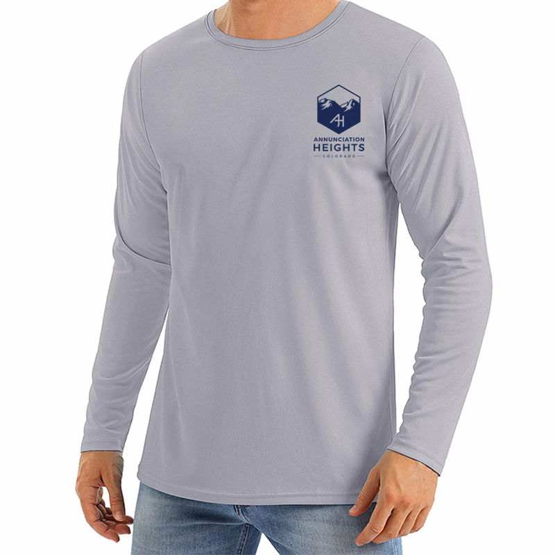 Men's Crew Neck Quick Dry Top UV Protection T-Shirt