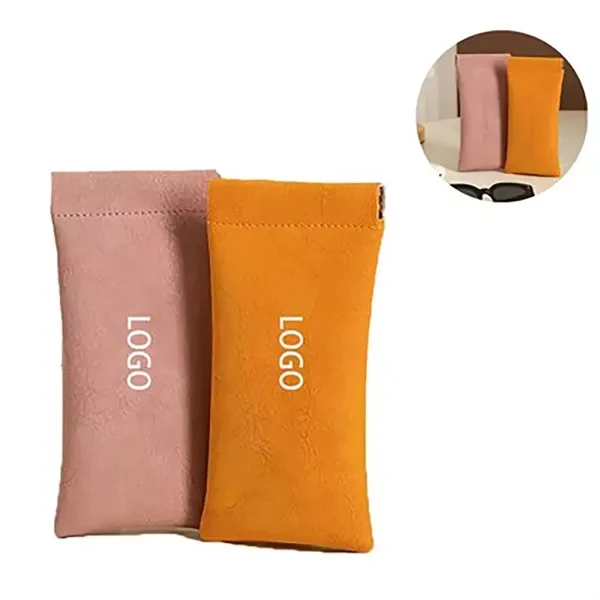 Custom PU Leather Eyeglass Pouch 6.7 inch — Premium Protective Travel Accessory 1