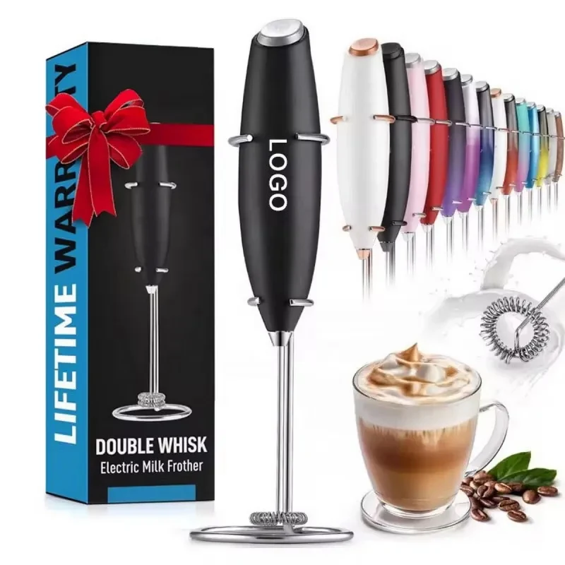 Electric Powerful Milk Frother Handheld Foam Maker 1