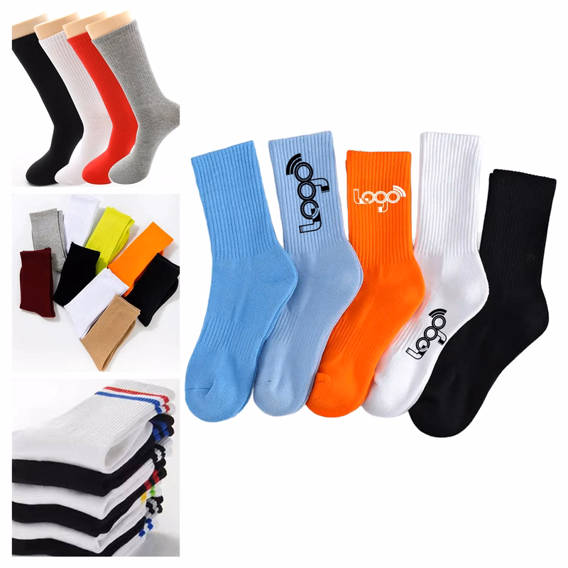 Moisture-Wicking Logo Socks in Multiple Colors