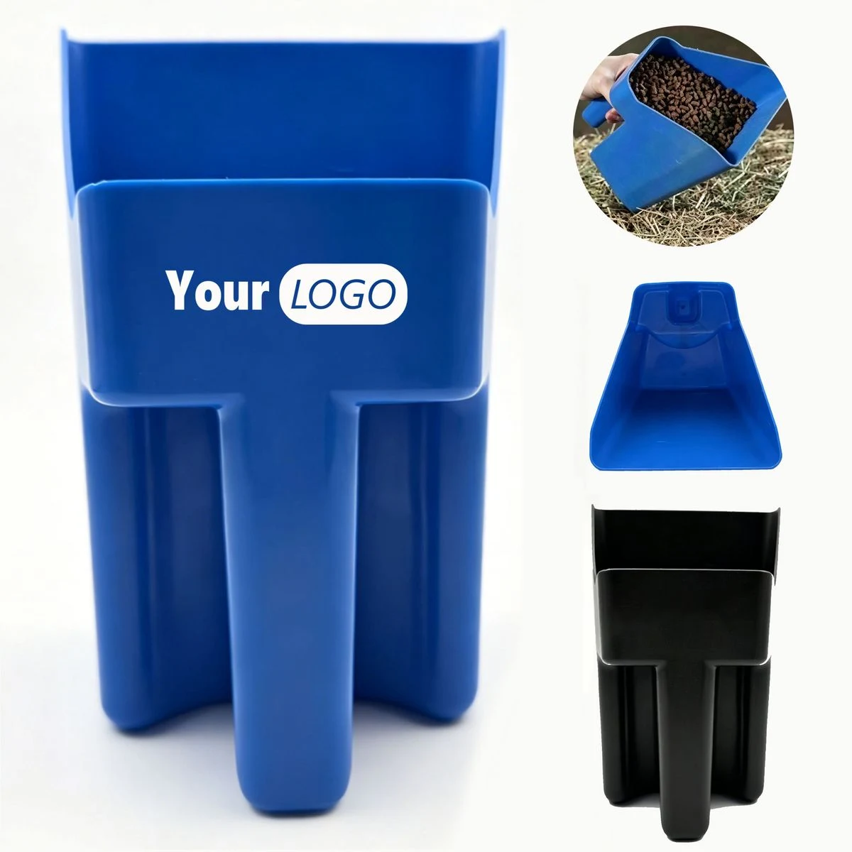 Plastic Feed Scoop For Livestock Farm Handling Tasks 1