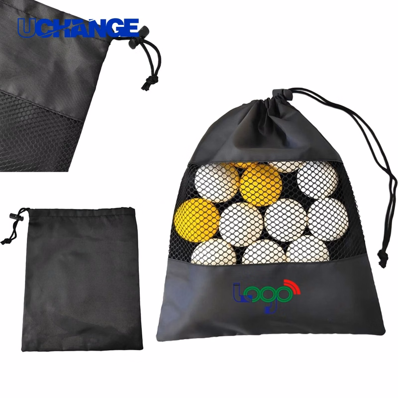 Durable 210D Drawstring Bag with Pocket