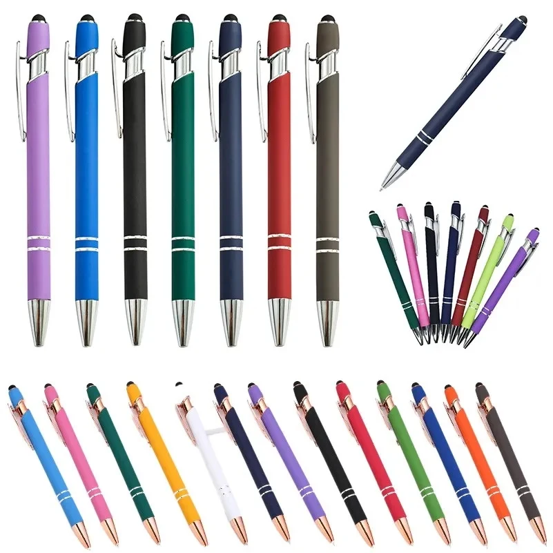 Aluminum Ballpoint Pens with Screens Touch Stylus Tips 1
