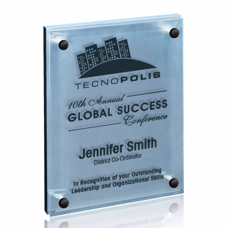 Kingston Plaque - Metallic Silver