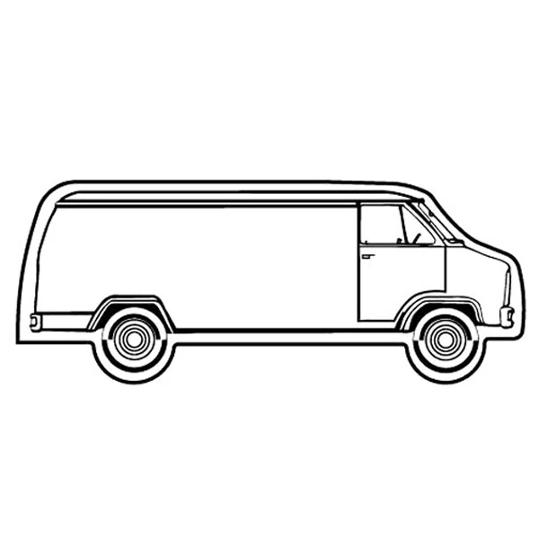 Magnet - Long Van - Full Color 1