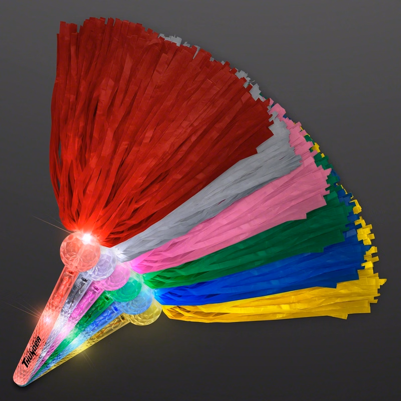 Pom Light Up Team Spirit Wands