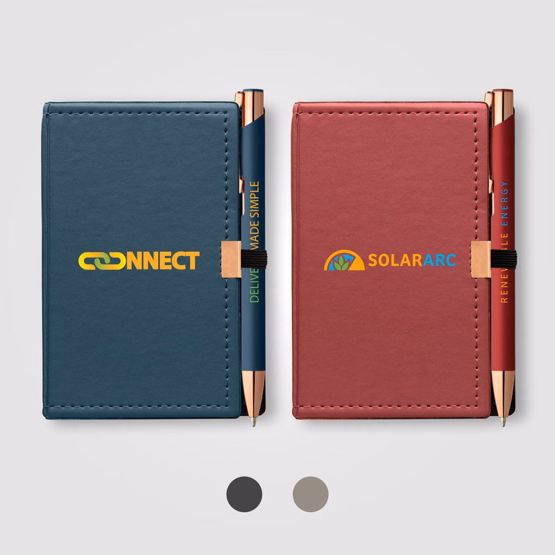 Note Caddy & Crosby Rose Gold Pen Gift Set