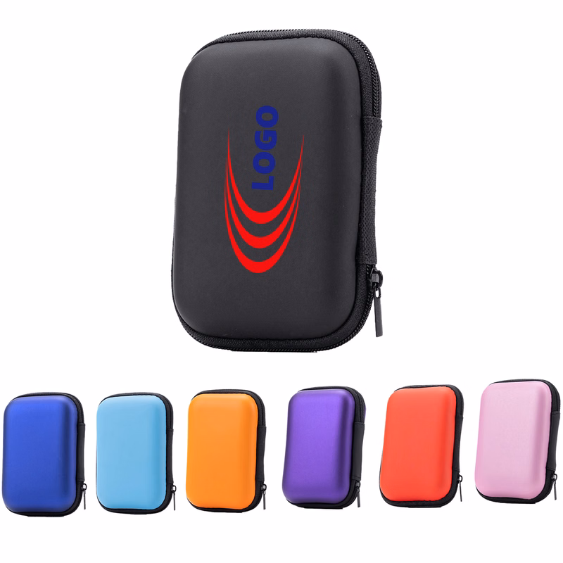 Portable Data Cable Organizer Earphone Case Coin Purse
