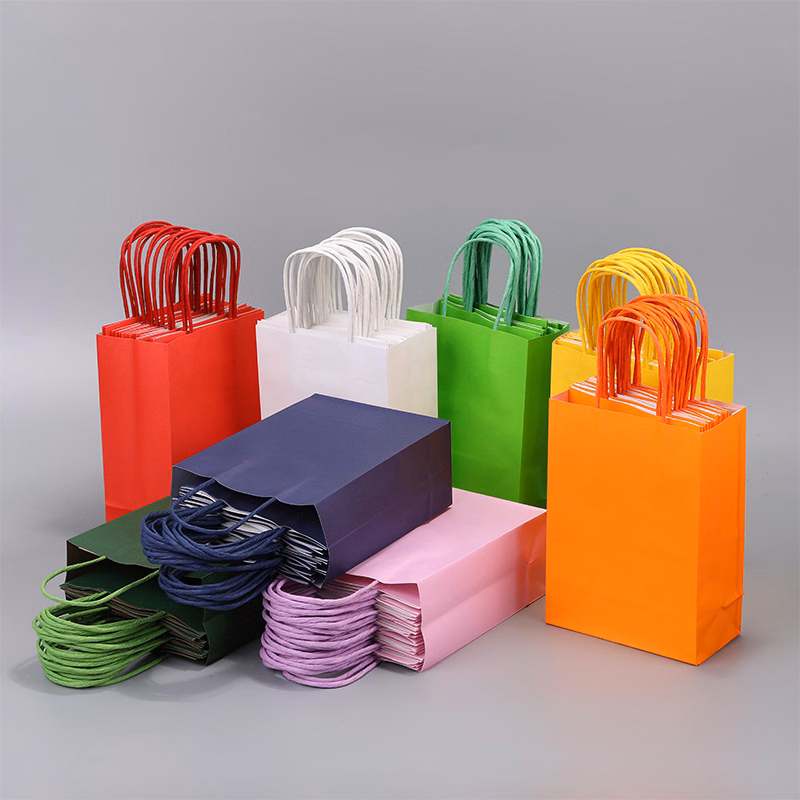 Kraft Paper Shopping Bag 10-1/2" x 8"x4''