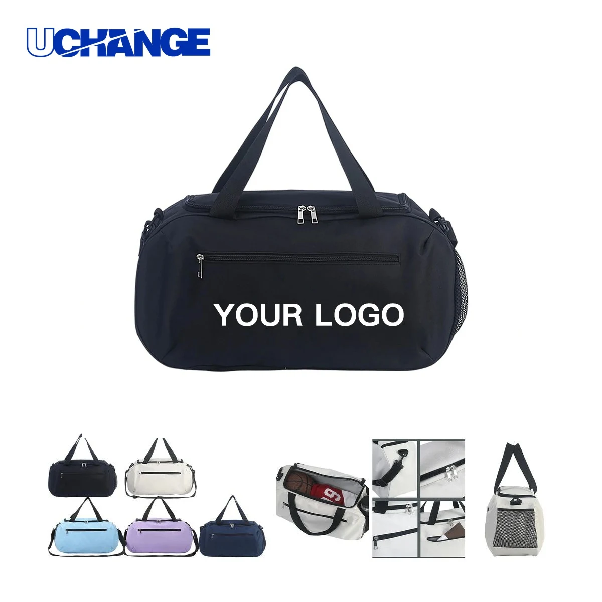 Oxford Fitness Bag Duffel Large Capacity with Shoe Pocket 1
