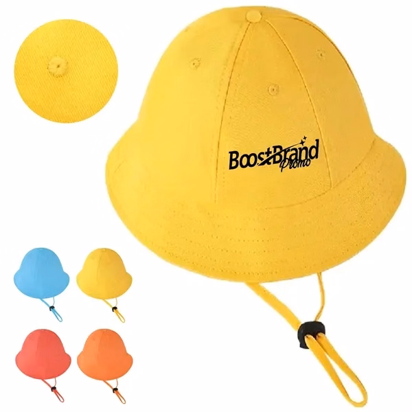 Custom Kids Bucket Hat with Adjustable Chin Strap — Fun Sun Protection Giveaway