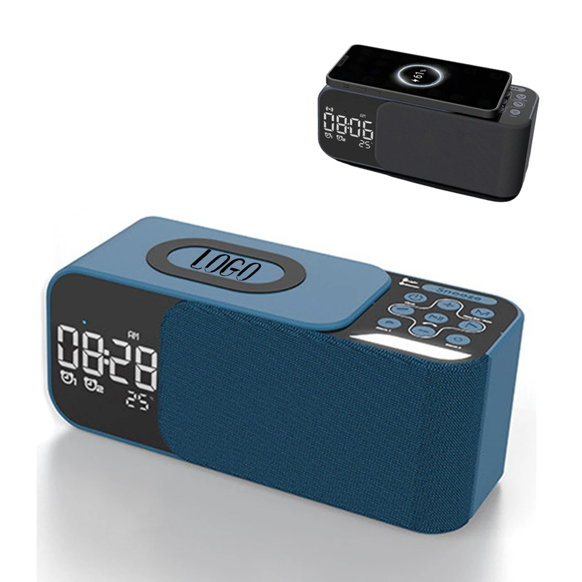 Wireless Charger Bluetooth Speaker With Night Light 1