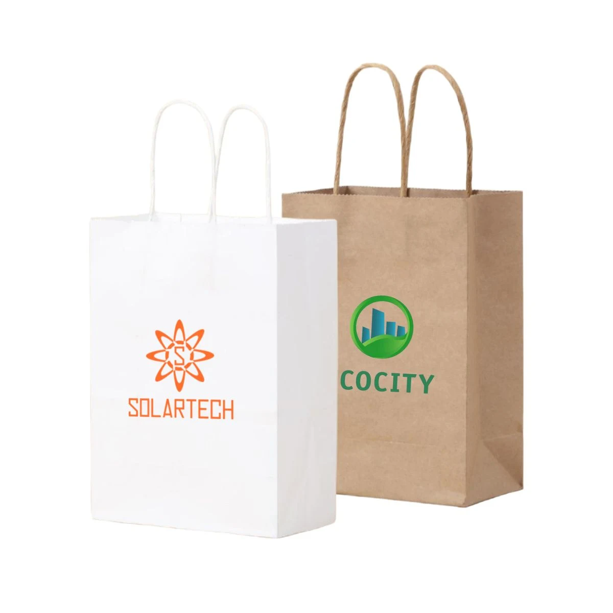Kraft Paper Shopping Bag - Ocean 1