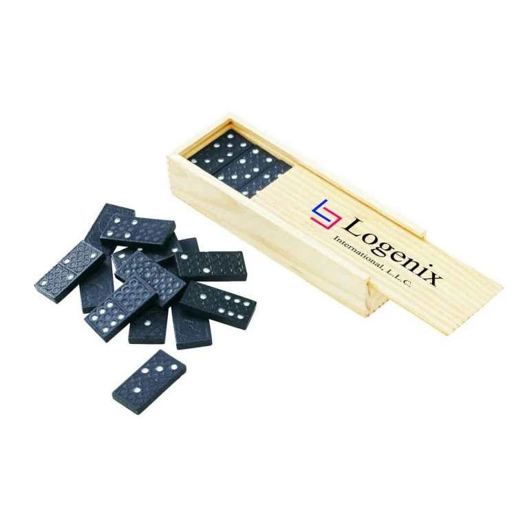 Dominos in Wooden Box 1