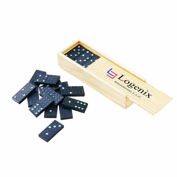 Dominos in Wooden Box