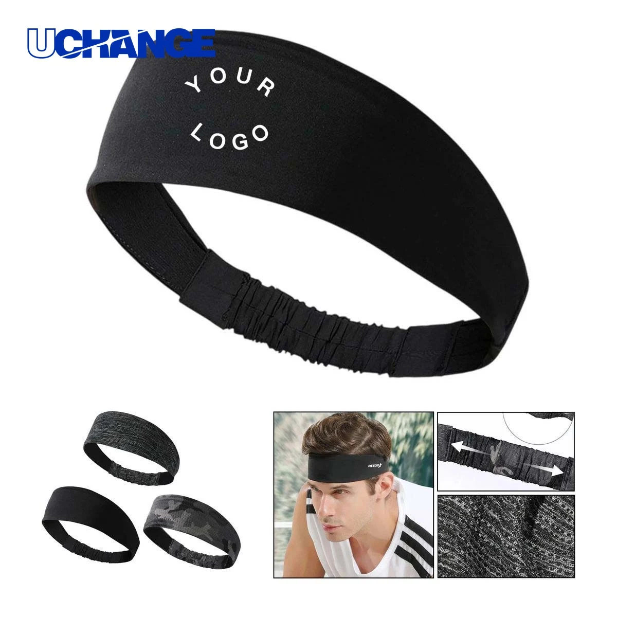 Ice Silk Headband Band for Running and Fitness 1