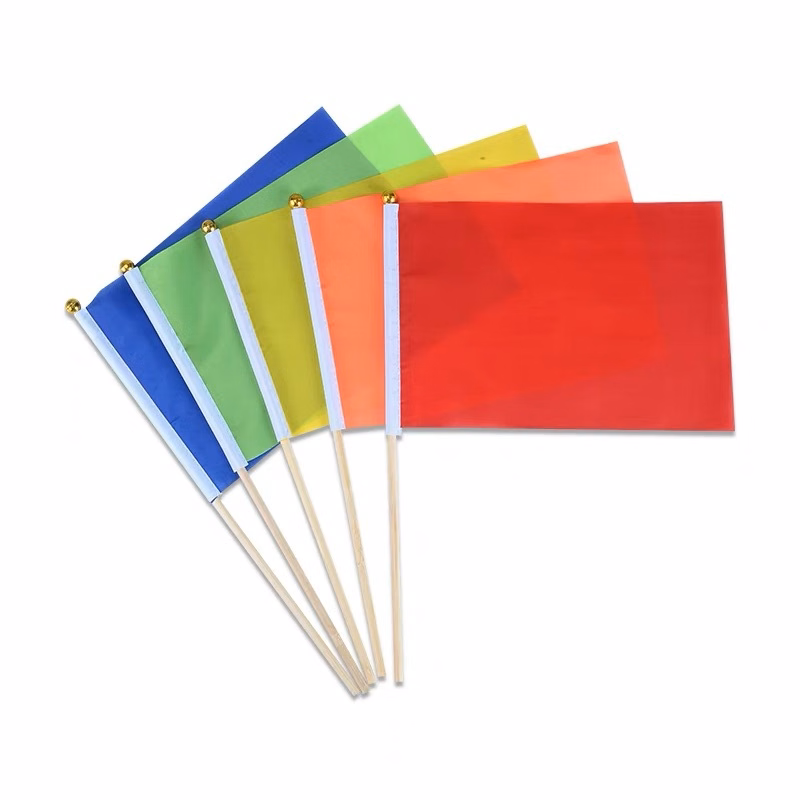 Custom Small Mini Flags with wooden stick