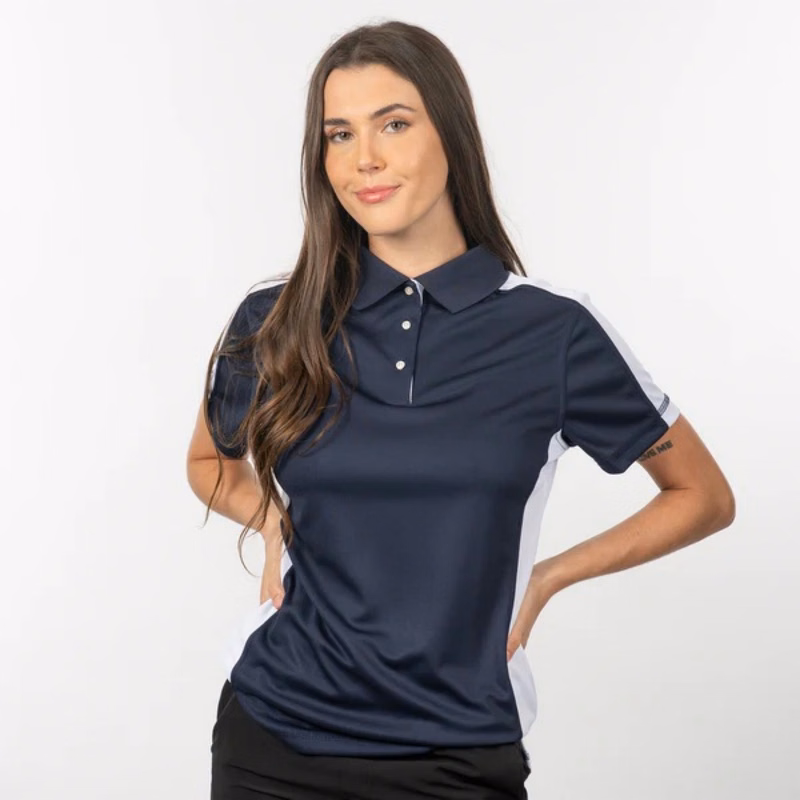 Sierra Pacific Ladies' Moisture Wicking Knit Insert Polo Shirt