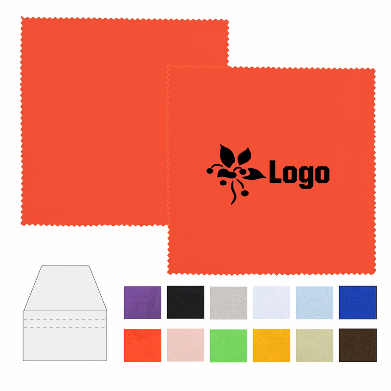 Full Color Microfiber Glasses Cloth With Pvc Cover