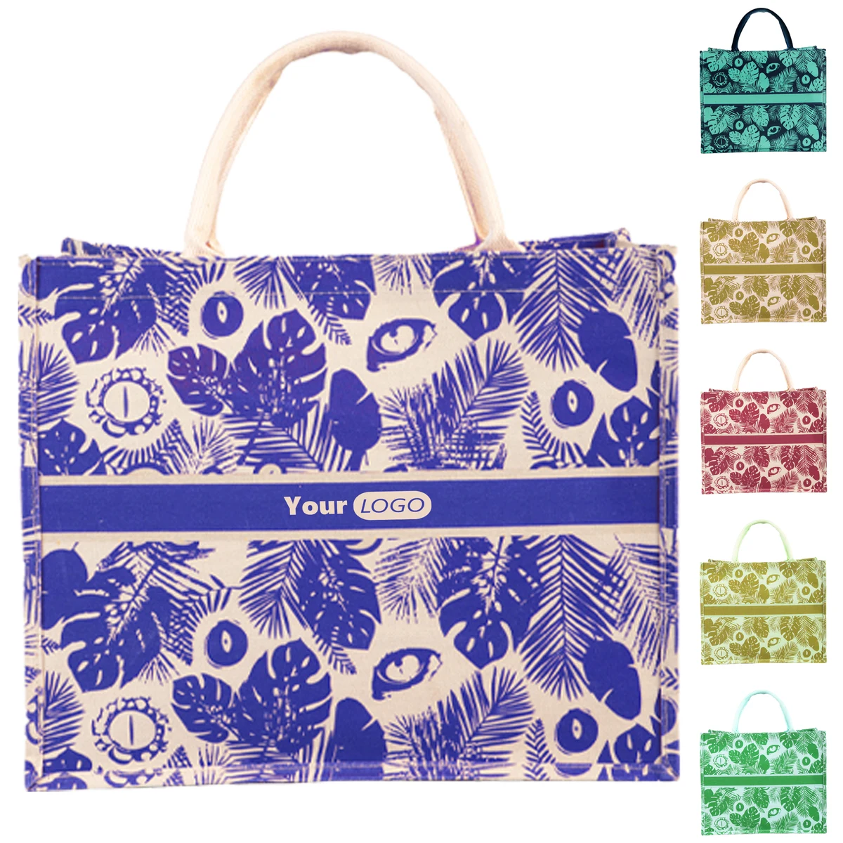 Canvas Customized High-End Shoulder Bag, custom tote bag with logo imprint 1