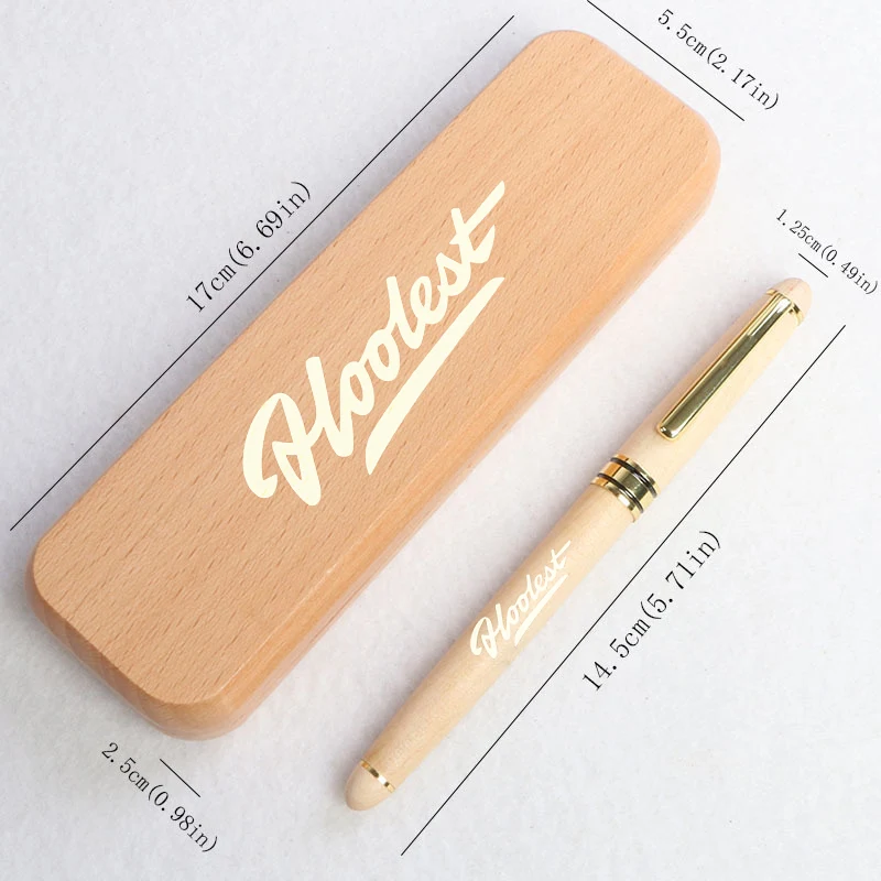 Maple Wood Ballpoint Pen Set 1