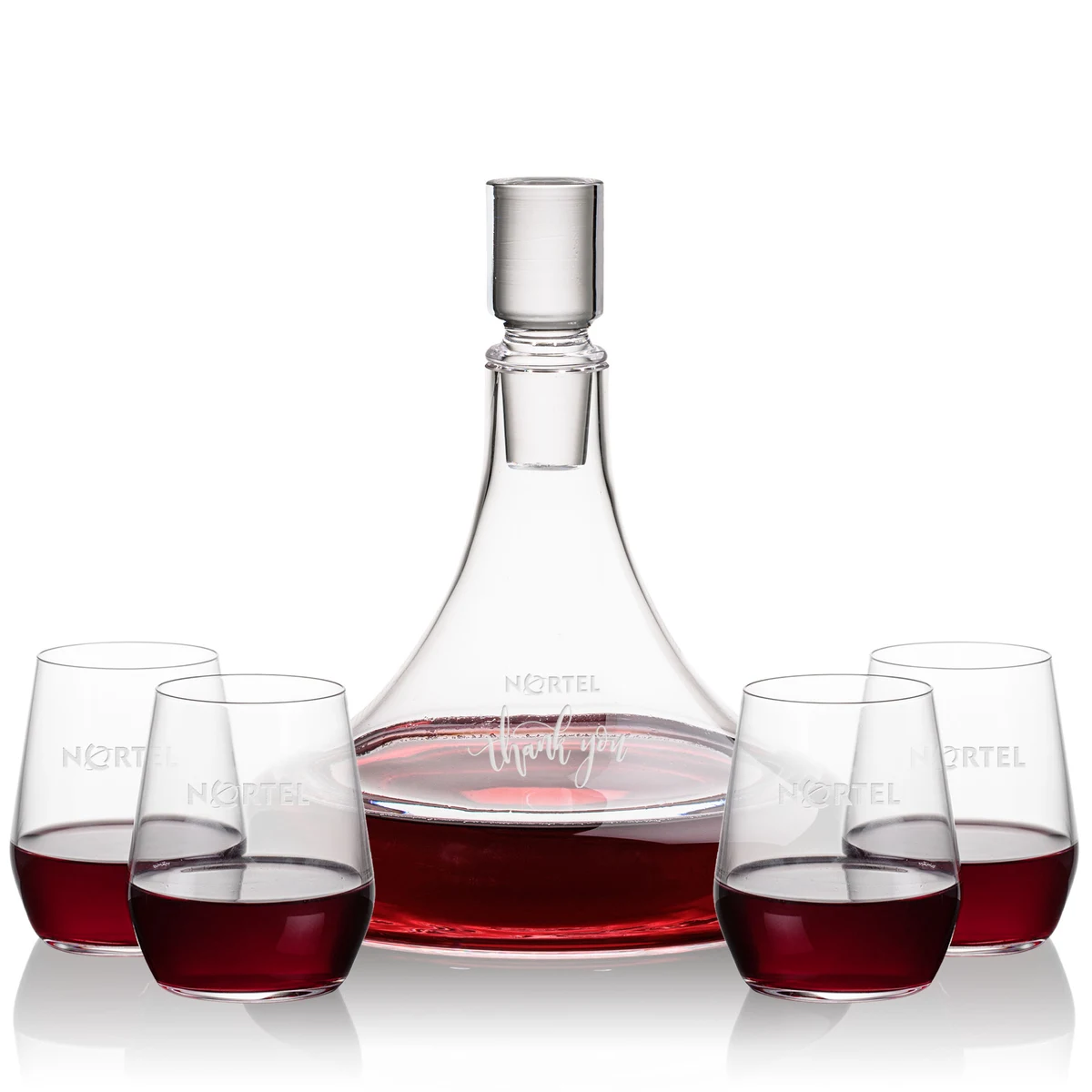 Ashby Decanter & Germain Stemless Wine 1