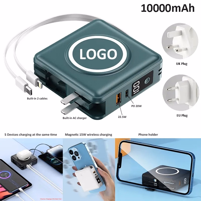 Mini Size Portable Multifunctional Fast Charging Power Bank