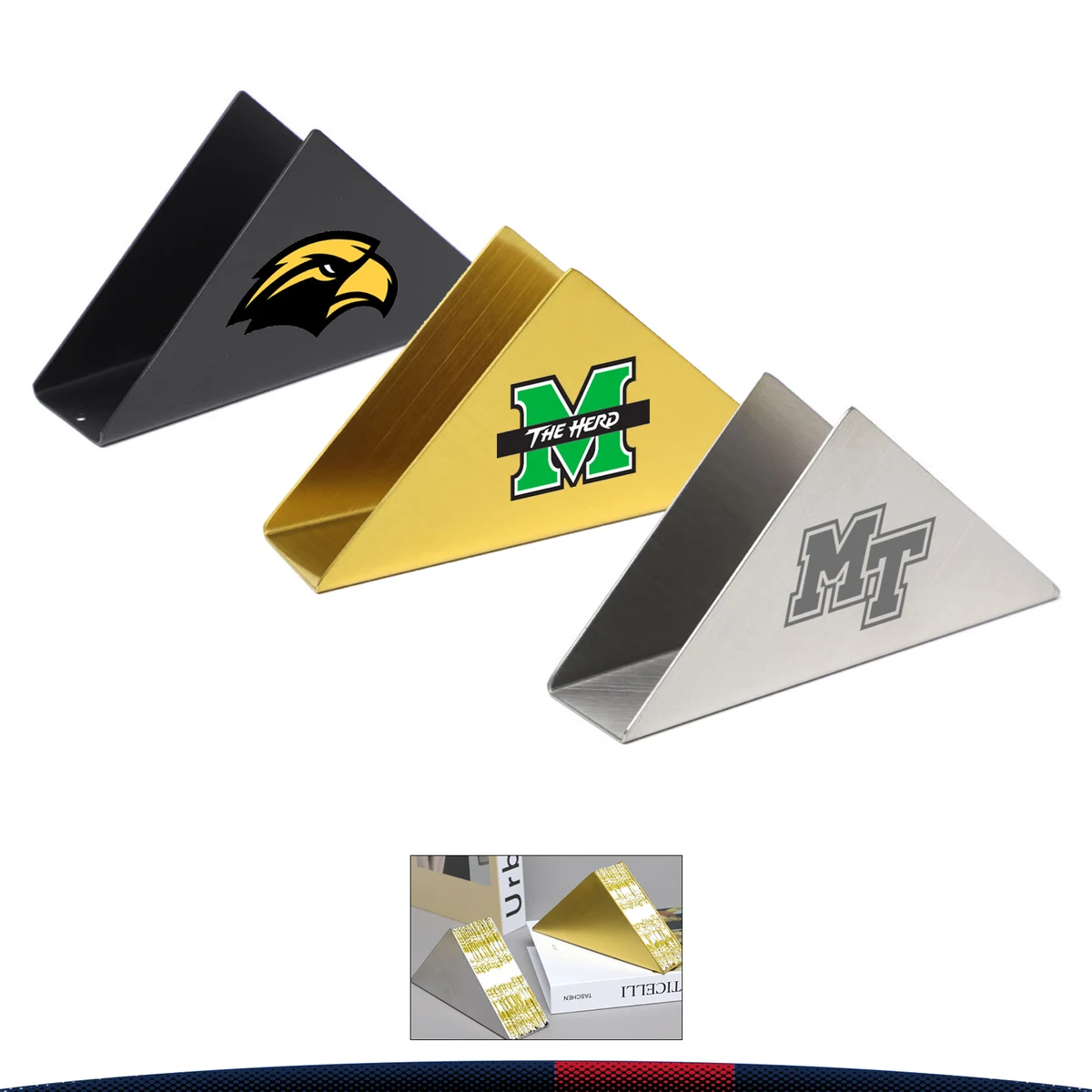 Triangle Stainless Steel Napkin Holder 1