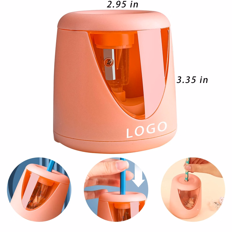 Electric Ppencil Sharpener With Logo For Study, School