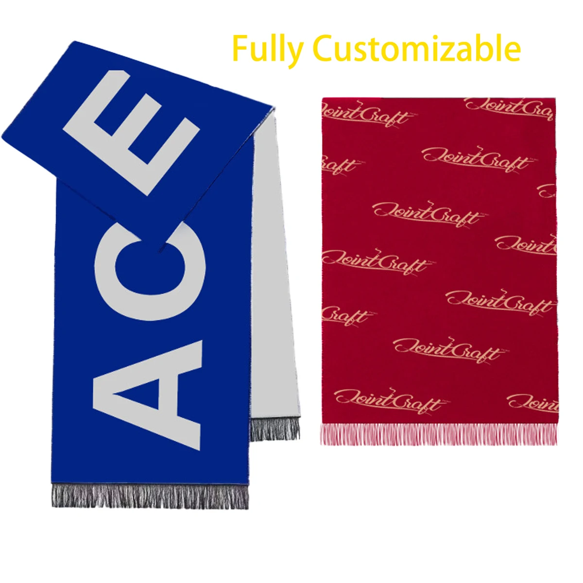 Premium Custom Scarf with Cashmere-Like Shawl Design 1